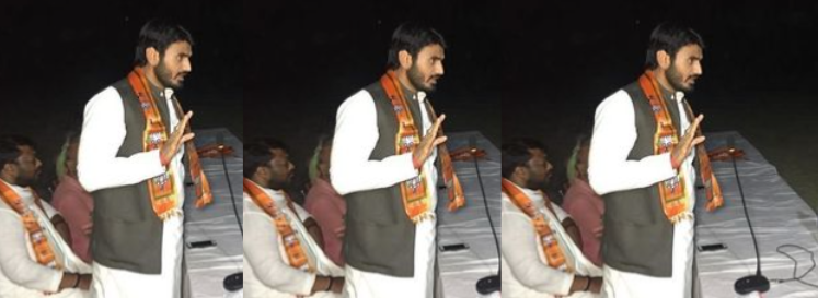 Noida: Politician Shrikant Tyagi, Arrested for Assaulting Woman, Gets Grand Welcome on Release - Vimarsana News