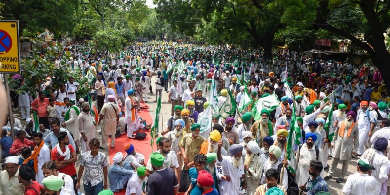 In Photos: Eight Months After They Went Back Home, Farmers Protest in Delhi Again - Vimarsana News