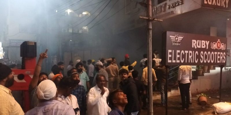 Eight Killed in Secunderabad After Massive Fire Breaks Out at E-Bike Showroom - Vimarsana News