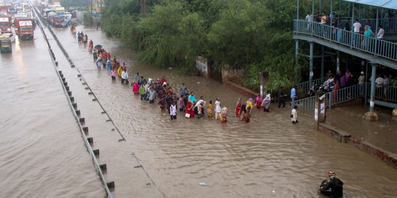 Rains in North India: 10 Killed in Related Incidents in UP, Gurugram Urges Work From Home - Vimarsana News
