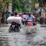 Waterlogging after rain in Balurghat