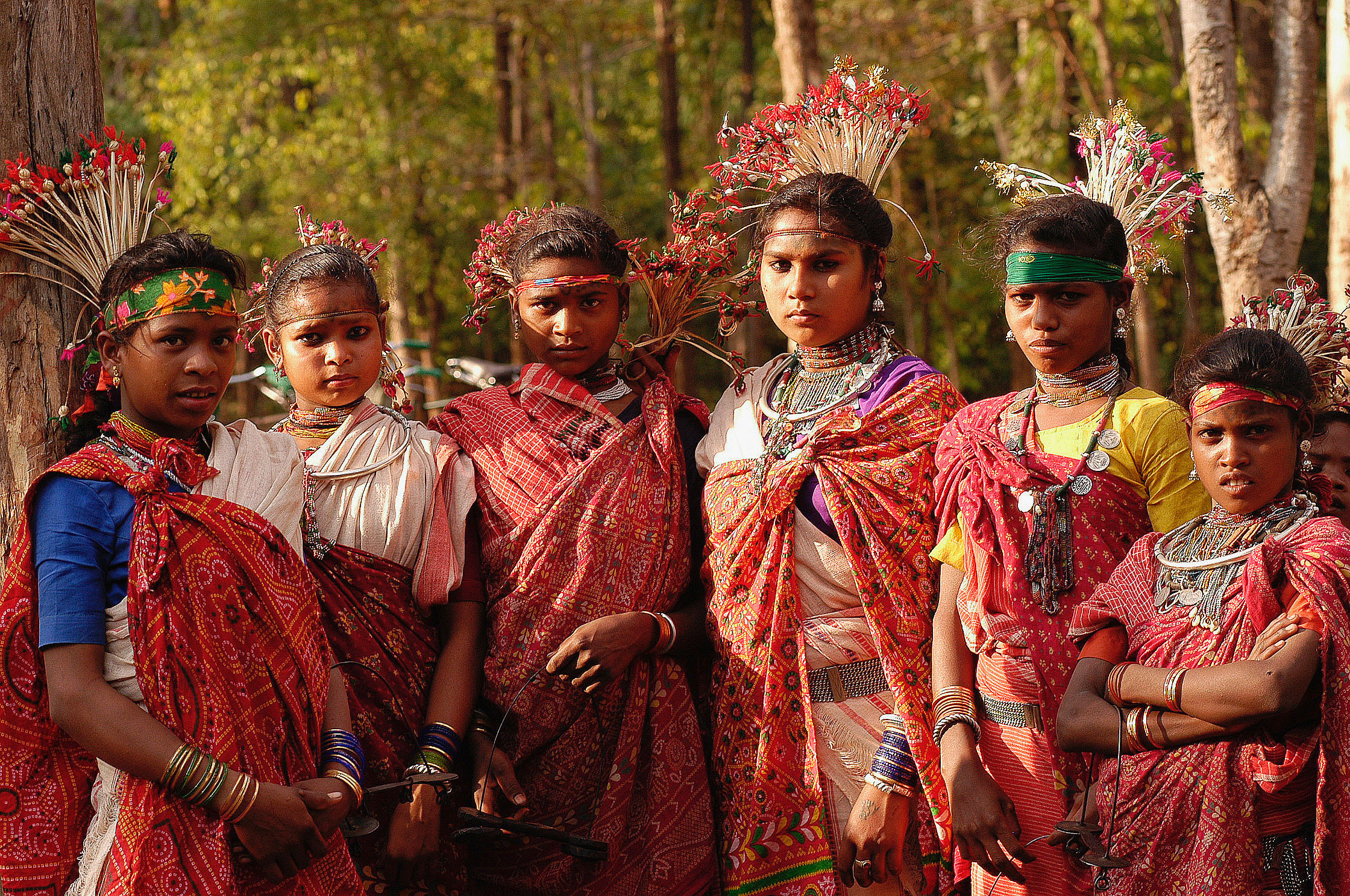 Young_Baiga_women,_India