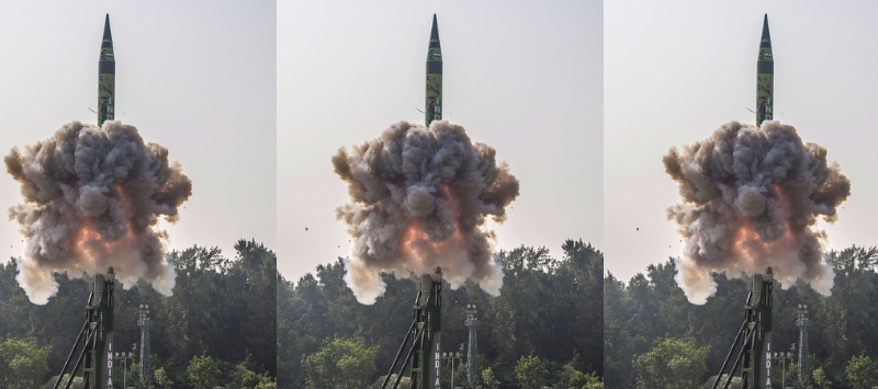 India Test-Fires Agni-V Ballistic Missile Having Range of 5,000 Km - Vimarsana News