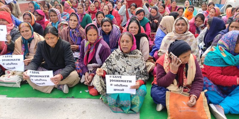 Joshimath Land Subsidence Victims Resume Agitation After Govt's Failure to Address Issues - Vimarsana News