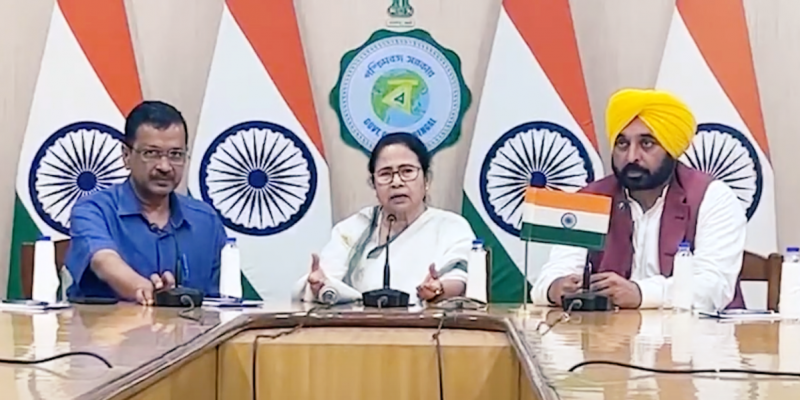 Mamata Banerjee Extends Support to Kejriwal in 'Fight' Against Ordinance on Delhi Services - Vimarsana News